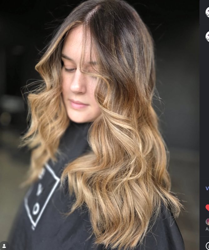 Long layered haircut with soft movement through the lengths